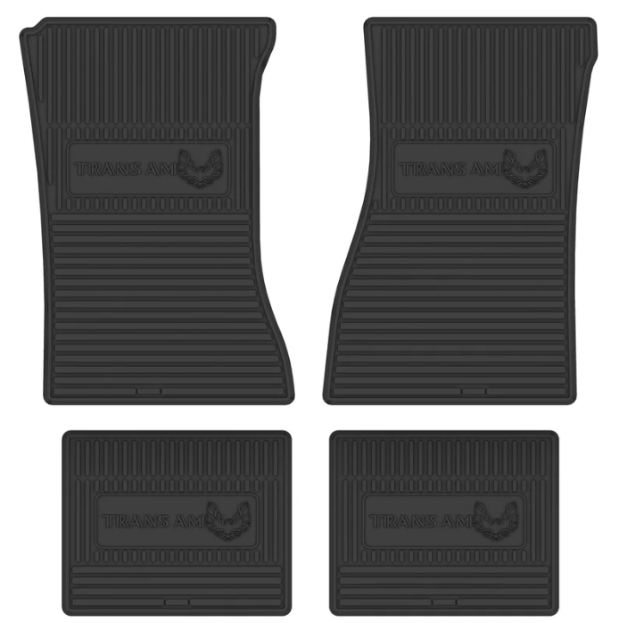 1973-1974 Pontiac Trans Am Next Generation Custom Vintage Rubber Floor Mats Package